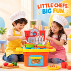 kids toy kitchen playset with real water tap